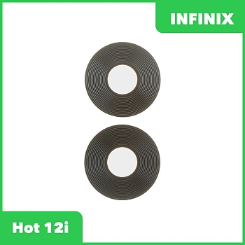 Стекло задней камеры для Infinix Hot 12i (X665B) (без рамки) (зеленый)