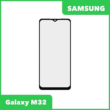 Стекло для переклейки дисплея Samsung Galaxy M32 (M325F), черный