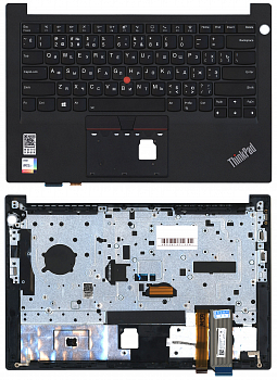 Клавиатура для ноутбука Lenovo Thinkpad E14 gen 2 топкейс черный