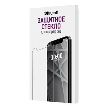 Защитное стекло Full Glue Premium Krutoff для телефона Huawei Honor 30S, черный