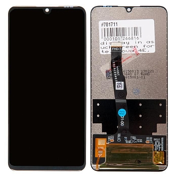 Дисплей в сборе с тачскрином для Huawei P30 Lite, Nova 4E, Honor 20S, черный