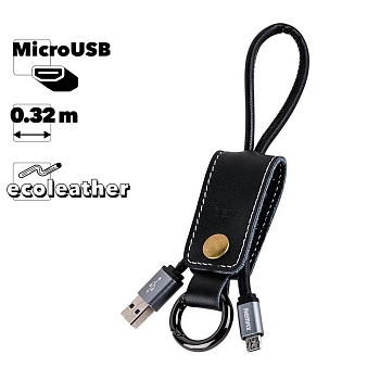 USB Дата-кабель Remax Western Series Cable RC-034m MicroUSB, черный